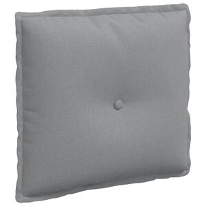 vidaXL Apsaugos Pagalvė &Scaron;viesiai pilka 50 x 19 x 45 cm audinys