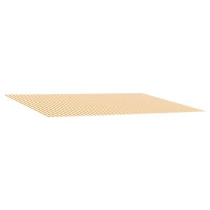 vidaXL Markizės pakaitinis audinys Geltona ir balta 450 &times; 350 cm