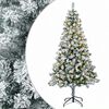 vidaXL Dirbtinė Sulankstoma Kalėdų Eglutė 120 cm 150 LED &Scaron;ilta balta