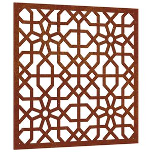 vidaXL Sodo sienos dekoracija, 55x55cm, corten plienas