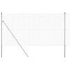 vidaXL Tvorelės stulpas Sidabro 25 x 1,4 m (12 x 12 mm tinklas)