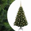 vidaXL Dirbtinė Kalėdų eglutė su burbulais 120 cm 150 LED &Scaron;ilta balta