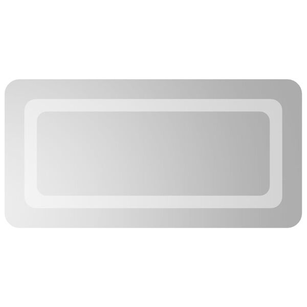 vidaXL Vonios kambario LED veidrodis, 30x60cm