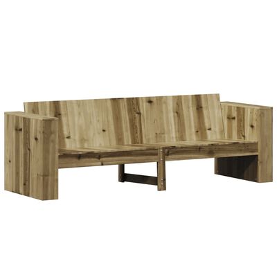 vidaXL Trivietė sodo sofa, 189x60x62cm, impregnuota pušies mediena