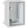 vidaXL Control Cabinet Pilka 30 x 16,5 x 40 cm ABS plastikas