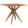vidaXL Sodo stalas, 85x85x75cm, akacijos medienos masyvas, kvadratinis