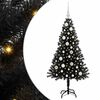 vidaXL Kalėdų eglutė Juoda 120 cm PVC