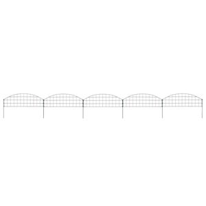 vidaXL Sodo tvoros rinkinys, žalios spalvos, 77,3x26cm, arkinis vir&scaron;us