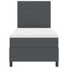 vidaXL Kiemas lova Tamsiai pilka ir balta 193 x 90 x 128 cm