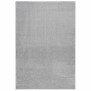 vidaXL Kilimas, pilkas, 160x230cm, skalbiamas, trumpi &scaron;ereliai