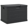 vidaXL Sodo saugojimo dėžė Plastmasė 77,5 x 54,5 x 53 cm Antracitas