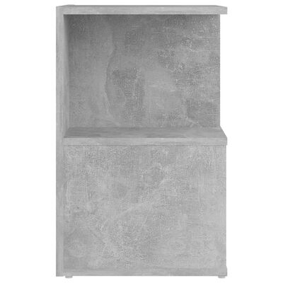 vidaXL Naktinė spintelė, betono pilkos spalvos, 35x35x55cm, MDP