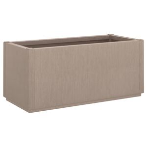vidaXL Sodo lovelis, &scaron;viesiai pilkos spalvos, 80x36x35cm, PP