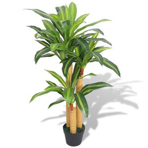 vidaXL Dirbtinė Dracena su vazonu, 100 cm, žalia