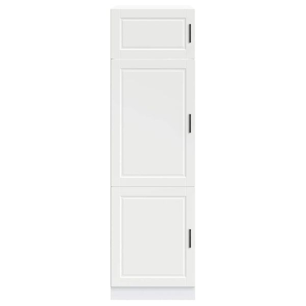 vidaXL Virtuvės spinta, Porto, balta, apdirbta mediena