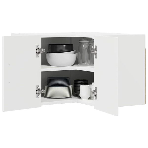 vidaXL Virtuvės spintelė Kalmar Balta 57 x 57 x 40 cm Apdirbta mediena