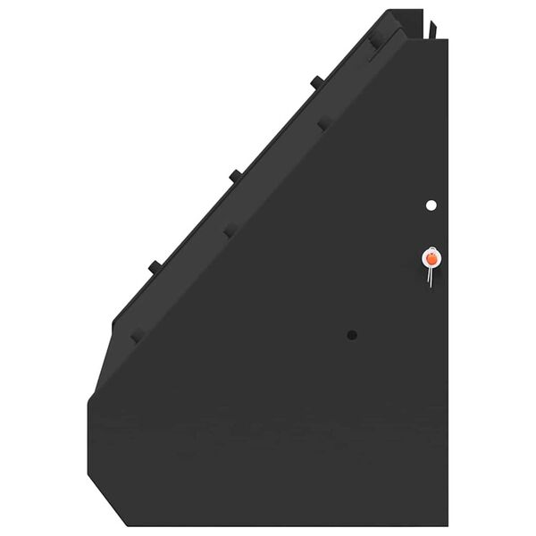 vidaXL Šratų gaudyklė Juoda 31 x 23 x 31.5 cm Plienas