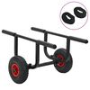 vidaXL Baidarės vežimėlis, aliuminis, 90kg