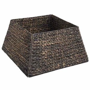 vidaXL Kalėdų Medžio Apykaklė Kvadrato Juoda 50 x 50 x 25 cm
