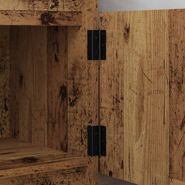 vidaXL Vyrius 537 pcs Juoda 38 x 17 x 60 mm Geležis