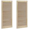 vidaXL Spintelės durys su durimis 2 vnt. Natūrali 49,5 x 2,1 x 110 cm