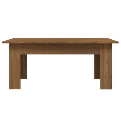 vidaXL Kavos staliukas, rudas ąžuolo, 100x60x42cm, apdirbta mediena