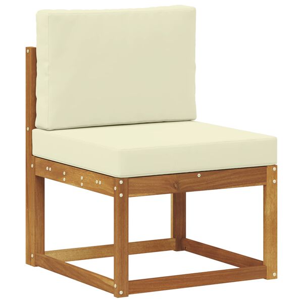 vidaXL Lauko Vidurinis Sofa Kietos akacijos mediena