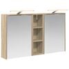 vidaXL Vonios spintos komplektas 3 vnt. 106 x 16 x 62,5 cm