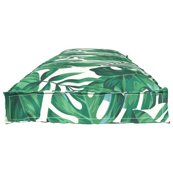 vidaXL Pallet pagalvių rinkinys 2 pcs Lapų ra&scaron;tas 150 x 40 x 8 cm