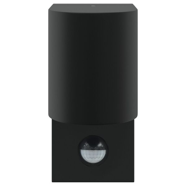 vidaXL Lauko sieninė lemputė Juoda 12 x 7 x 15 cm Nerūdijantis plienas