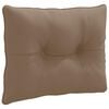 vidaXL Atlo&scaron;o pagalvė PUTTEN 100% poliesteris Taupe 60 x 40 x 10 cm