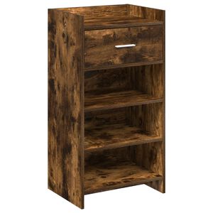 vidaXL Batu skrynia Dūminio ąžuolo 48 x 36 x 92 cm Apdirbta mediena