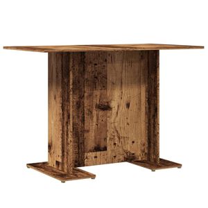 vidaXL Valgomojo stalas, sendintos medienos, 110x60x75 cm, MDP
