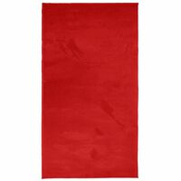 vidaXL Kilimas OVIEDO, raudonos spalvos, 60x110cm, trumpi šereliai