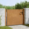 vidaXL Sodo vartai, 100x100 cm, Corten plienas