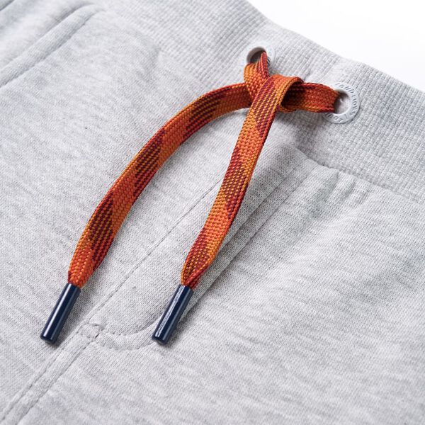 Vaiki&scaron;kos sportinės kelnės, pilkos spalvos mi&scaron;inys, 116 dydžio