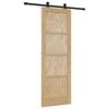 vidaXL Slankios durys ORKDAL Natūrali 73,5 x 211 cm