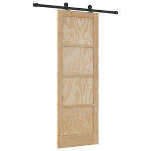 vidaXL Slankios durys ORKDAL Natūrali 73,5 x 211 cm