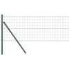 vidaXL Tvora su stulpais Žalia 0,8 x 10 m Plienas