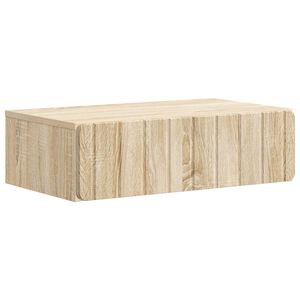 vidaXL Sieninis &scaron;oninis staliukas Sonoma ąžuolas 59 x 34,5 x 17 cm