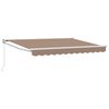 vidaXL I&scaron;traukiama markizė Taupe 4,5 &times; 3 m
