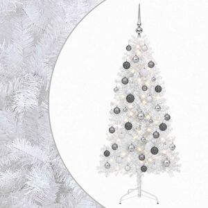 vidaXL Dirbtinė kalėdinė eglutė su rutuliuku 150 cm 150 LED