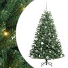 vidaXL Dirbtinė Sulankstoma Kalėdų Eglutė Žalia 150 cm PVC ir metalas