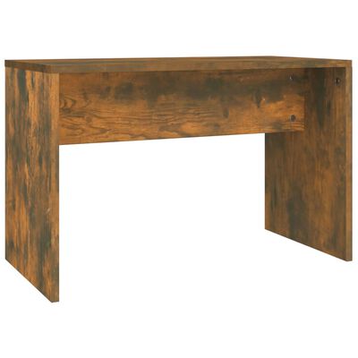 vidaXL Kosmetinio staliuko kėdutė, dūminio ąžuolo, 70x35x45cm, mediena