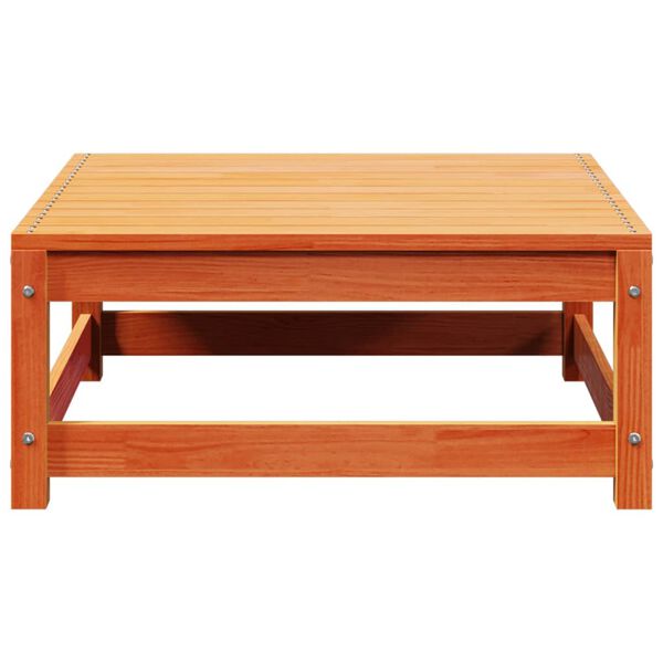 vidaXL Sodo pakoja, vaško ruda, 70x70x30cm, pušies medienos masyvas