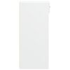 vidaXL &Scaron;oninė spintelė, baltos spalvos, 30x42,5x93cm, apdirbta mediena