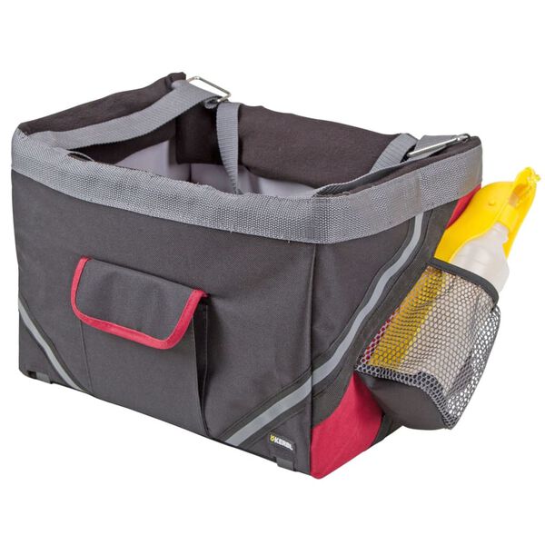 Kerbl Dviračio krep&scaron;ys &scaron;unims Vacation, juodos spalvos, 38x25x25cm