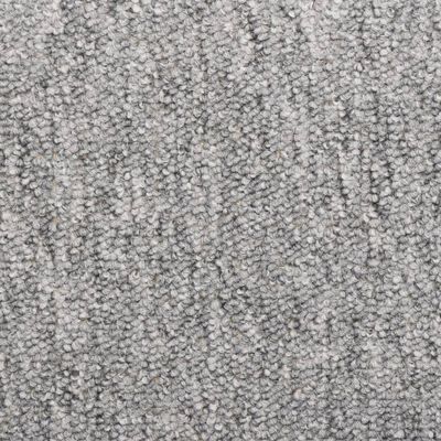 vidaXL Laiptų kilimėliai, 15vnt., šviesiai pilkos spalvos, 65x21x4 cm