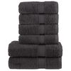 vidaXL Rank&scaron;luosčių rinkinys SOLUND, 6vnt., antracito, 600g/m&sup2;