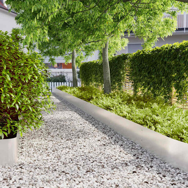 vidaXL Vejos apvadai 10 vnt 25x103 cm Nerūdijantis plienas